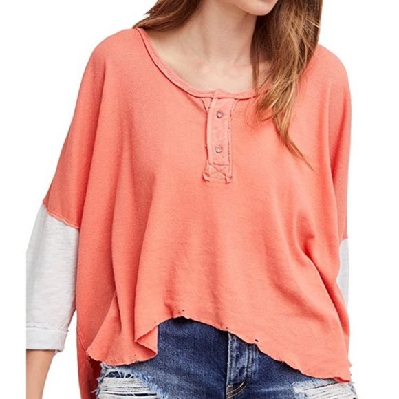 Free People Star Henley Top - Picture 2 of 7